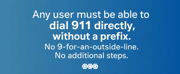 a customer must be able to dial 911 again-1