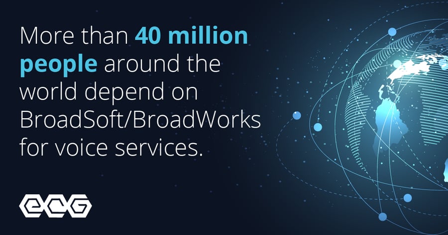 More than 40 million people around the world depend on BroadSoft/BroadWorks for voice services.